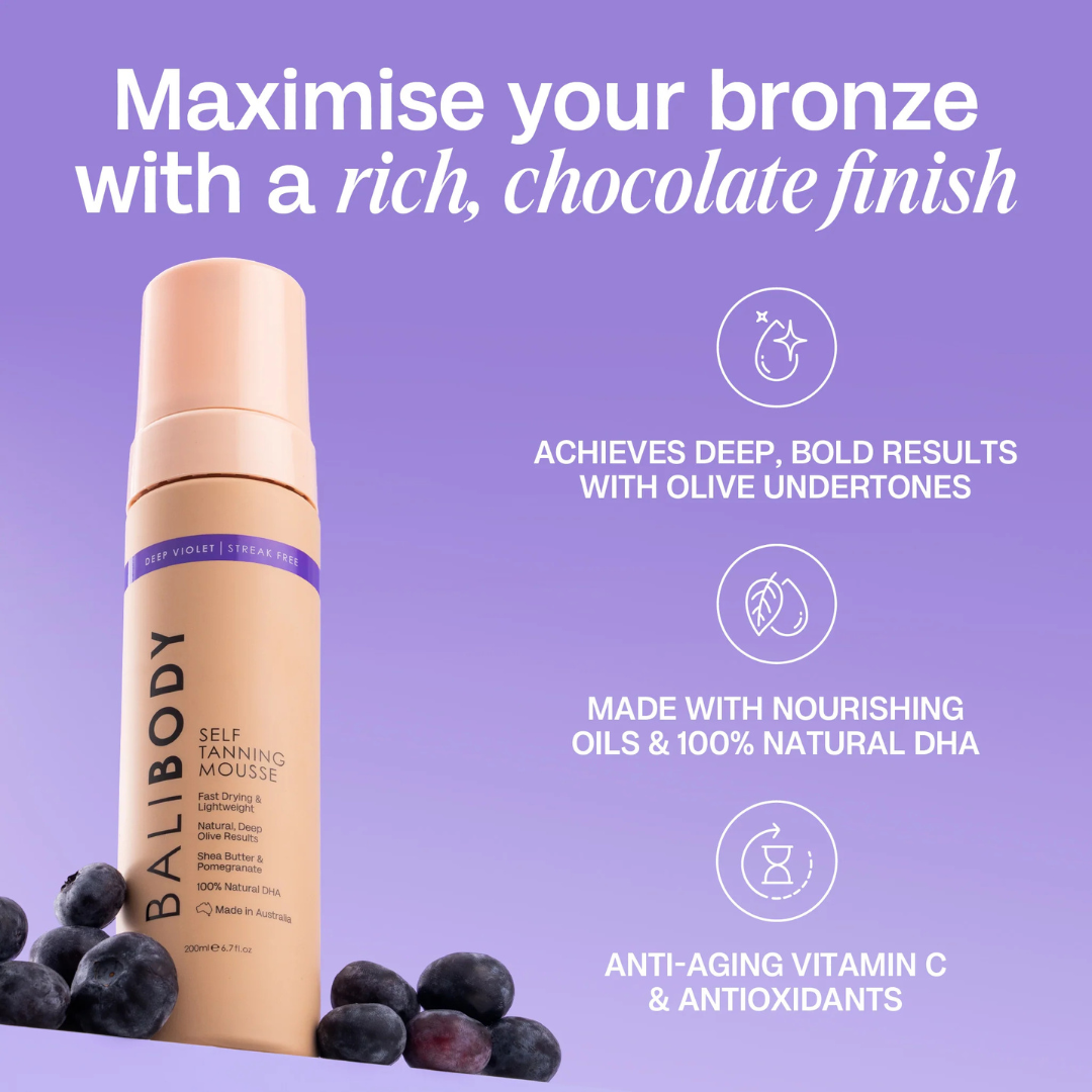 Deep Violet Self Tanning Mousse - Perfectly Imperfect