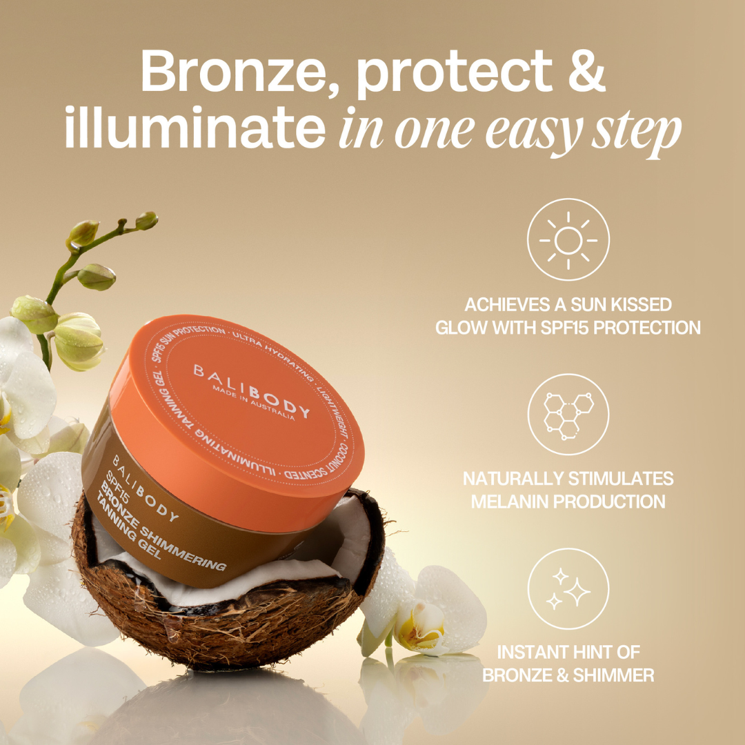 Shimmering Tanning Gel SPF15