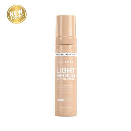 Light Medium Self Tanning Mousse