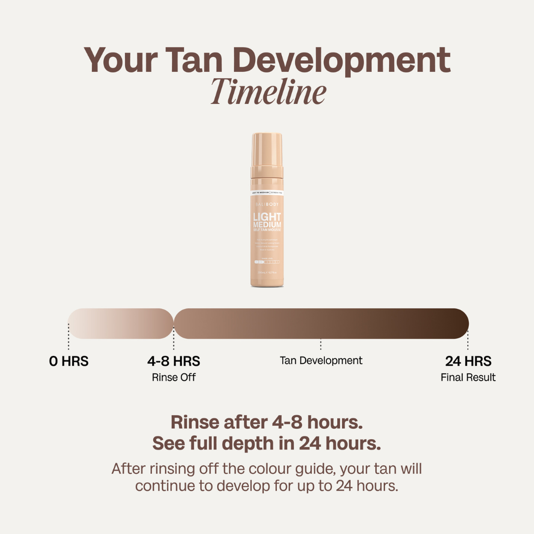 Light Medium Self Tanning Mousse