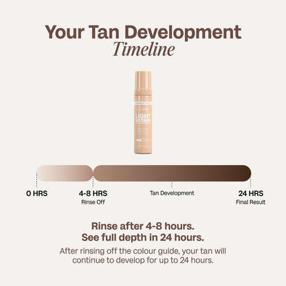 Light Medium Self Tanning Mousse